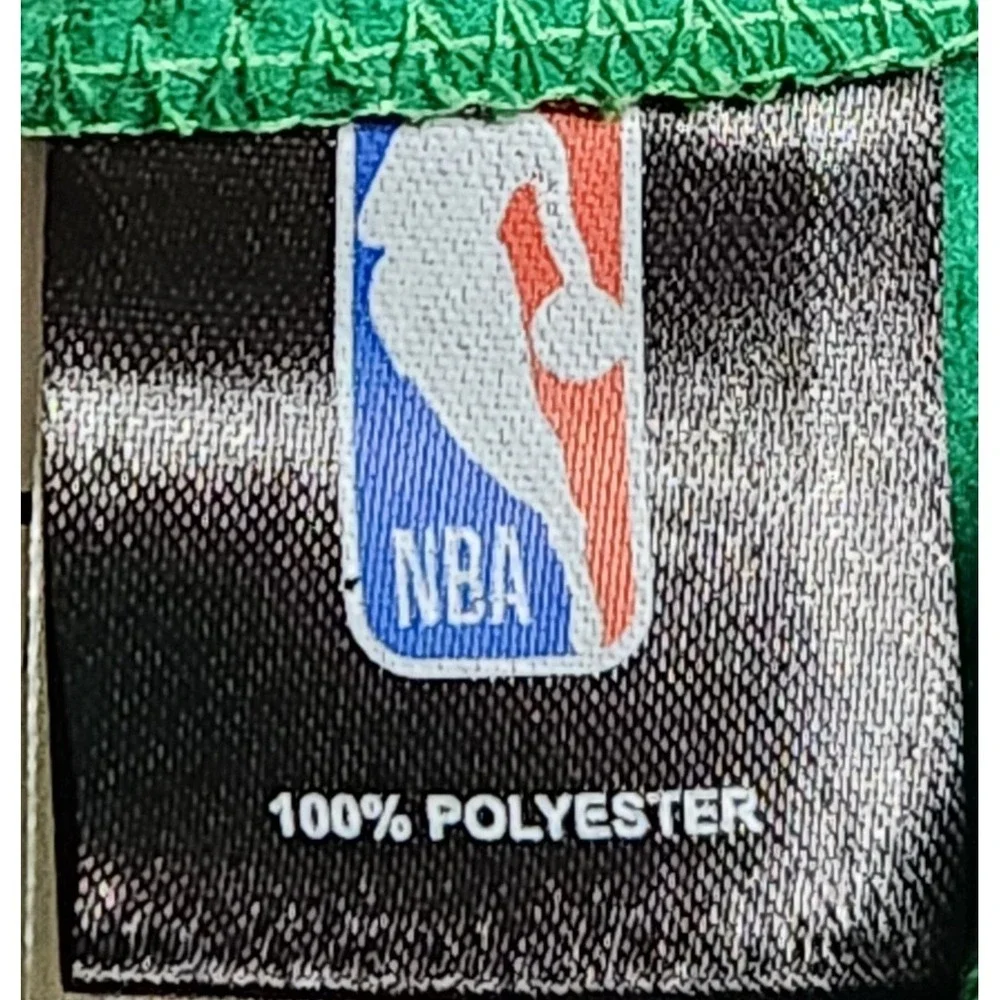 Boston Celtics Jacket Mens Medium Green 1/4 Zip Pullover Textured NBA Ultra Game